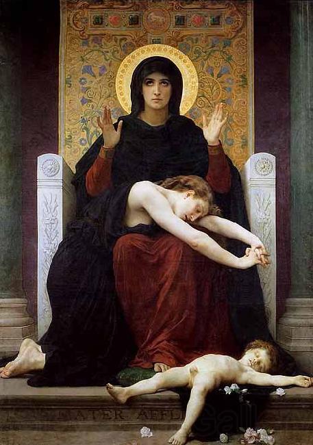 William-Adolphe Bouguereau The Virgin of Consolation Germany oil painting art